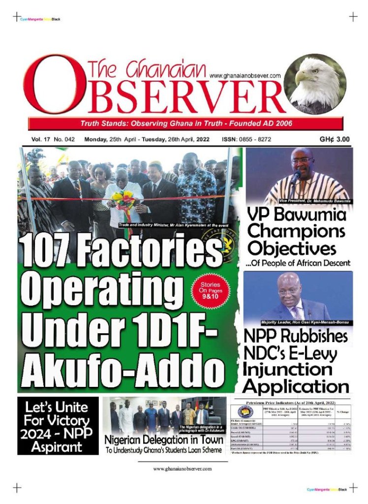 Newspaper Headlines: Monday, April 25, 2022. 114