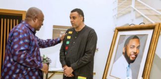 John Mahama with Bishop Dag Heward-Mills Facebook