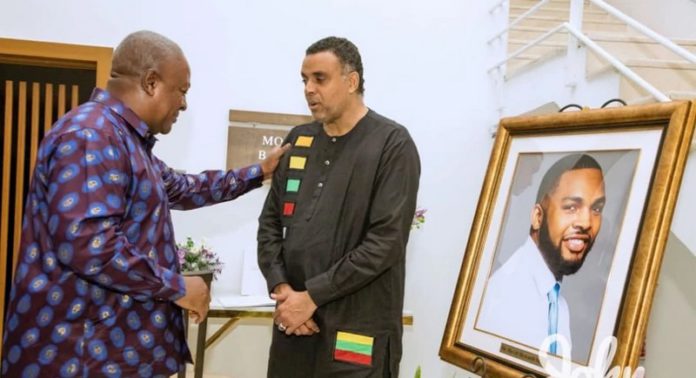 John Mahama with Bishop Dag Heward-Mills Facebook