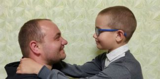 Ruslan Gladkiy and his son Hordiy (Image: Ruslan Gladkiy)
