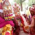 Man marries three girlfriends in bizarre ceremony after 15 years together Polygamy is illegal in India but is practiced in some tribal communities ( Image: Jam Press Vid/Newslions)