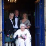 Alex and Jane Hamilton got married after being engaged for 60 years (Image: Kate Hamilton / SWNS)
