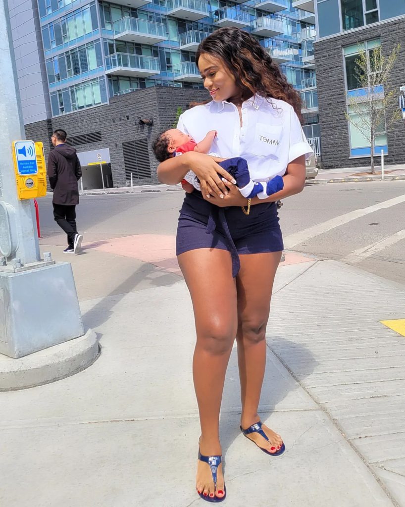 Christabel Ekeh shares adorable photos of baby