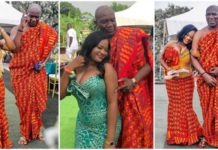 A wedding couple from Kumasi has gone viral Photo source: @delyn_wedding