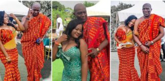 A wedding couple from Kumasi has gone viral Photo source: @delyn_wedding
