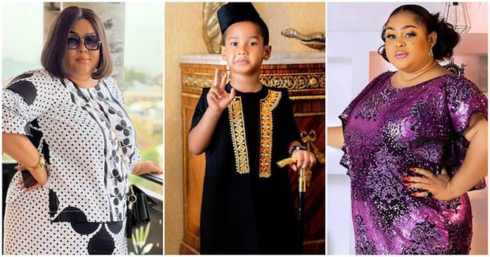 Vivian Jill Lawrence's son King Alfie's accent in a new video has wowed his mom's fans Photo source: @vivian_jill_lawrence