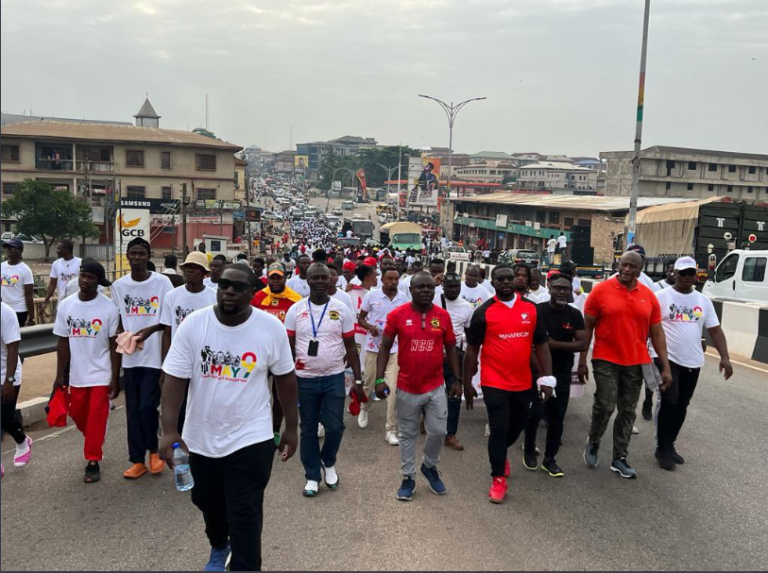 Herbert Mensah and Kotoko CEO walk to remember May 9 victims