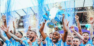 Manchester City celebrate title