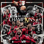 AC Milan celebrate title