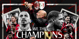 AC Milan celebrate title