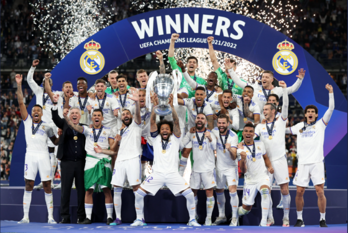 Real Madrid celebrate