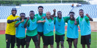 Black Stars training