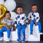Adorable photos of Rev Obofour’s all grown triplets pop up