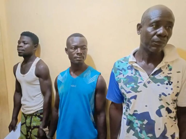 Three remanded for lynching suspected plantain thief