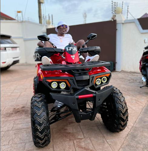 Medikal spoils Shatta Wale with a new power bike