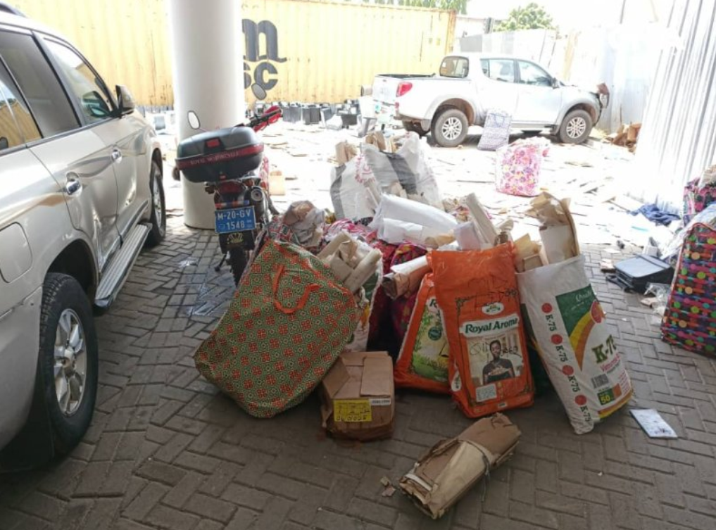 Floodwater destroys documents at Lands Commission / Credit: GNA