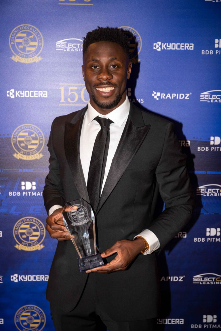 Andy Yiadom voted Reading FC Player of the Season