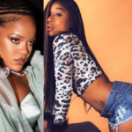 Efia Odo reacts after Rihanna chooses influencers for Fenty Africa Rihanna (BFT Getty Images) & Efia Odo