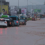 Parts of Accra flooded after dawn rains