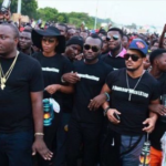 From left: Efya, DKB, Yvonne Nelson (black sunhat), Prince David Osei, Van Vicker & Barima Sydney