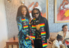 Kendrick Lamar and Deputy Director Diaspora Affairs, Dr. Nadia Musah