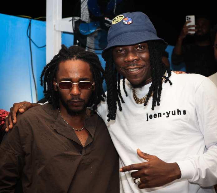 Kendrick Lamar and Stonebwoy in Ghana |Photo credit: @spotify