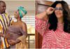Nadia Buari has congratulated the Dumelos Photo source: @johndumelo1