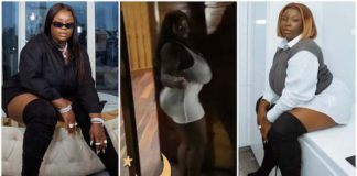 Maame Serwaa has been spotted dancing in a new video Photo source: @officialmaameserwaa, @sweet_maame_adwoa