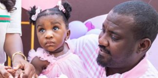 John Dumelo and daughter source: Gifty Dumelo's facebook page