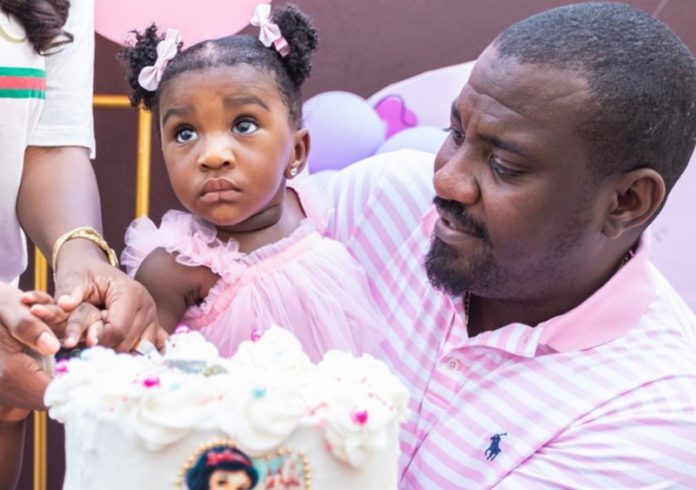 John Dumelo and daughter source: Gifty Dumelo's facebook page