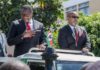 Lazarus Chakwera (L) joined hands with Saulos Chilima (R) to win the 2020 elections
