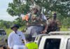 Henry Quartey leading the demolishing exercise Source: Henry Qurtey social media page
