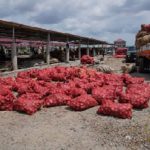 The onion sellers were moved to Adjen Kotoku in 2021 Source: Presidency