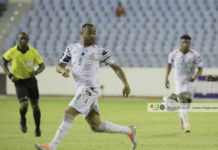 Jordan Ayew against Madagascar
