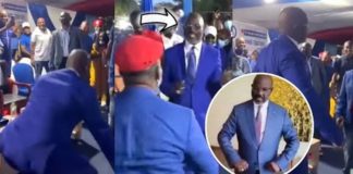 Liberia's President George Weah jams to 'Buga' Source: Twitter