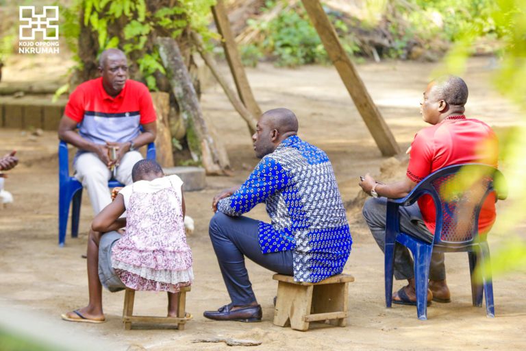 Oppong Nkrumah visits 15-year-old girl molested at Ofoase