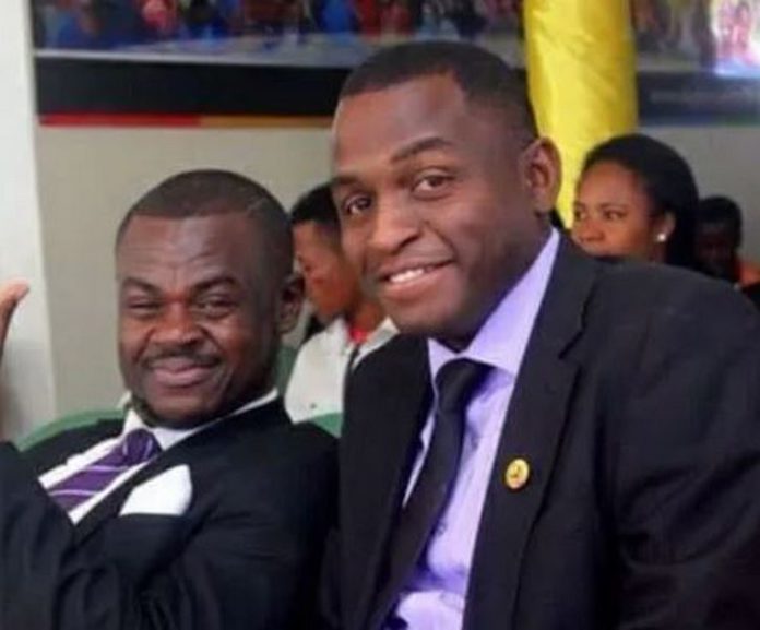 Larry Odonkor and Rev. Edmund Amartey