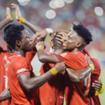 Asante Kotoko players celebrate