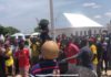 Person's in leaked sex video lashed at the forecourt of Wa Naa's Palace.