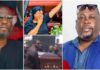 Photos of Dr Cann, his mum, Mark Okraku-Mantey, and others. Source: @Adom1063fm/MRandom News/Sammykaymedia