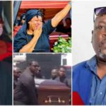 Photos of Dr Cann, his mum, Mark Okraku-Mantey, and others. Source: @Adom1063fm/MRandom News/Sammykaymedia