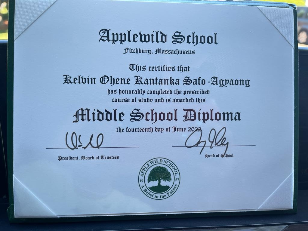 Photos: Adwoa Safo’s son graduates from a US school
