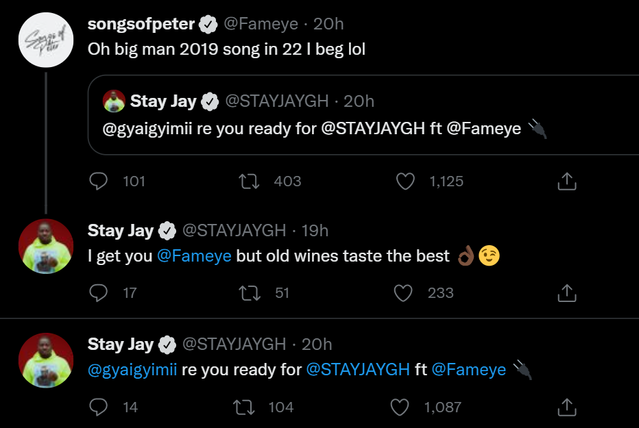 Fameye gives reason, begs Stay Jay not to release a song they recorded in 2019 