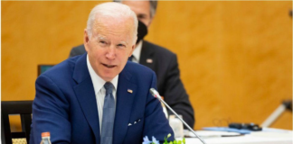 Mr Biden made his comments a day after he warned China over the Taiwan issue