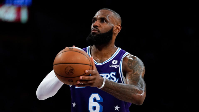 The Los Angeles Lakers' LeBron James earned an estimated $121.2 million before taxes and agents' fees over the last 12 months, a record for an NBA player. ASHLEY LANDIS/ASSOCIATED PRESS