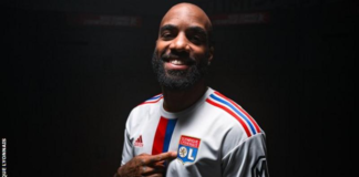 Alexandre Lacazette holds the record for the most goals scored in a Ligue 1 season by a Lyon player (28 in 2016-17). Image Source: Olympique Lyonnais