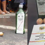 Fle photo: Eggs and schnapps | credit: Myjoyonline & A Plus/ Facebook