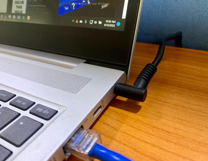 File: Charging laptop | credit: Adomonline.com