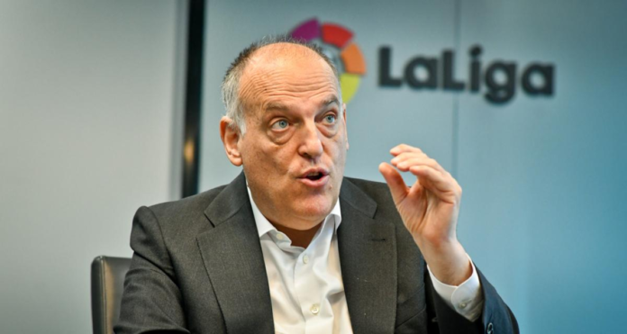 La Liga President Javier Tebas (Credit Photo - Icon Sport)