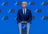 Nato's secretary-general speaking after a meeting with the military alliance's defence ministers on 16 June./ Image Credit: Getty Images